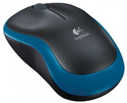 Miševi za notebook-ove: Logitech Mouse M185 wireless blue 910-002236