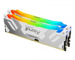 Memorije DDR 5: DDR5 64GB 6000MT/s Kingston KF560C32RWAK2-64 FURY Renegade RGB White