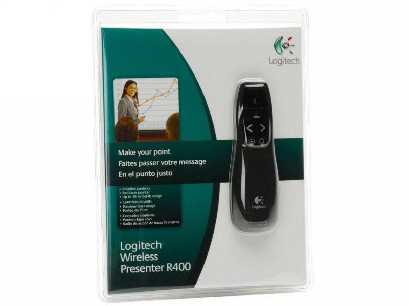 Prezenteri: Logitech R400 Wireless Presenter 910-001356
