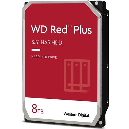Hard diskovi SATA: WD 8TB 80EFZZ RED Plus NAS