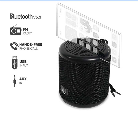 Zvučnici 2+0: Audiobox 2GO-Dock 100 Black