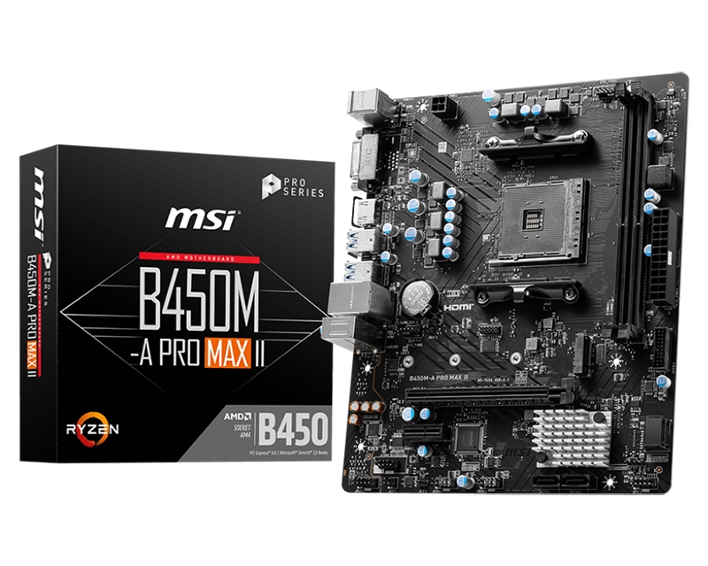 Matične ploče AMD: MSI B450M-A PRO MAX II