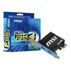 Kontroleri: MSI STAR-USB3.0 PCI-Ex Card