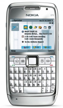 Mobilni telefoni: Nokia E71 grey steel