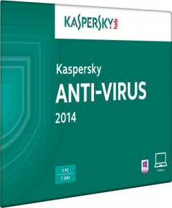 Antivirusni softver: Kaspersky AntiVirus 2014 1 user box 1 year