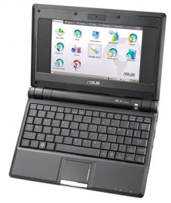 Notebook računari: Asus eee PC 4G Surf - Crni