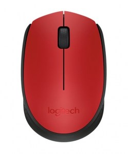 Miševi: Logitech mouse M171 Wireless red 910-004641