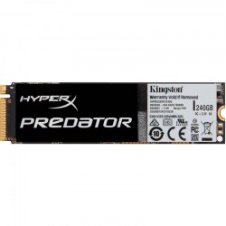 M.2 SSD: Kingston 240GB SSD SHPM2280P2/240G HyperX Predator