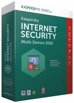 Antivirusni softver: Kaspersky Internet Security MultiDevice 2016 1y 2dev box