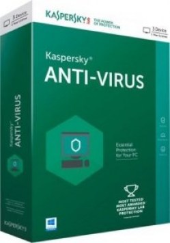 Antivirusni softver: Kaspersky Antivirus 2017 3 user 1 year + 3 months Base Box KL1171XBCBS
