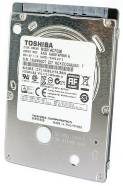 Hard diskovi za notebook-ove: Toshiba 500GB MQ01ACF050