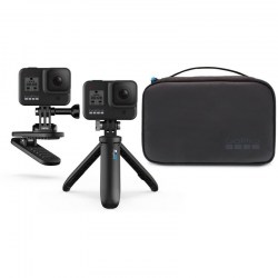 Kamkorderi: GoPro Travel Kit - Shorty + Magnetic Swivel Clip + Compact Case AKTTR-002