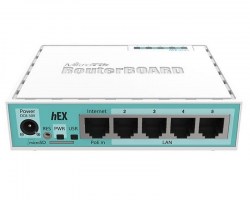 Ruteri: Mikrotik RouterBOARD RB750Gr3 heX