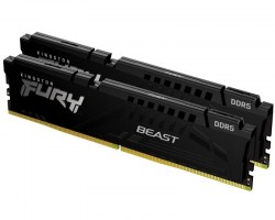 Memorije DDR 5: DDR5 64GB 5600MT/s Kingston KF556C40BBK2-64 Fury Beast black