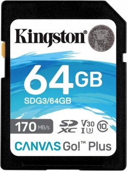 Memorijske kartice SD: KINGSTON SDXC 64GBCanvas Go! Plus SDG3/64GB