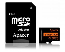 Memorijske kartice SD: APACER MicroSDXC 64GB AP64GMCSX10U8-R
