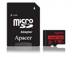Memorijske kartice SD: APACER MicroSDXC 64GB AP64GMCSX10U5-R