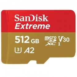 Memorijske kartice SD: SanDisk microSDXC 512GB Extreme SDSQXAV-512G-GN6MA