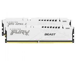 Memorije DDR 5: DDR5 64GB 5600MT/s Kingston KF556C36BWEK2-64 Fury Beast White Expo