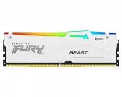 Memorije DDR 5: DDR5 16GB 6000MT/s Kingston KF560C36BWEA-16 FURY Beast RGB White EXPO