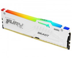 Memorije DDR 5: DDR5 32GB 5200MT/s Kingston KF552C36BWEA-32 Fury Beast RGB White Expo