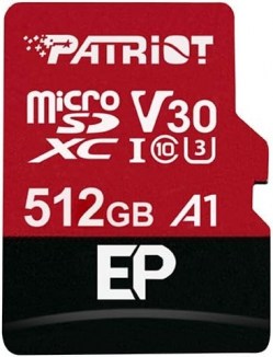 Memorijske kartice SD: Patriot MicroSDXC 512GB EP SERIES PEF512GEP31MCX