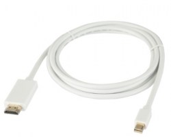 Adapteri: E-GREEN Mini DisplayPort (M) - HDMI (M) (aktiv mod) 1.8m beli