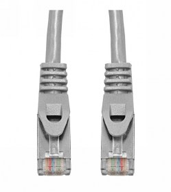 Mrežni kablovi: Schrack Patch kabl RJ45, Cat.6, S/FTP, PVC, sivi, 5m