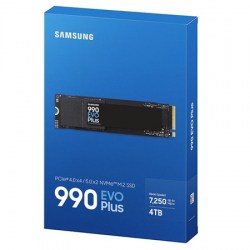 M.2 SSD: Samsung 4TB SSD 990 EVO Plus MZ-V9S4T0BW