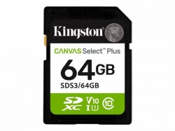 Memorijske kartice SD: KINGSTON SDXC Card 64GB CANVAS Select Plus SDS3/64GB