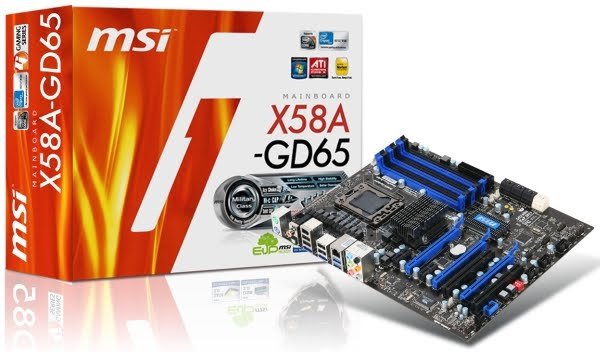 Matične ploče Intel LGA 1366: MSI X58A-GD65