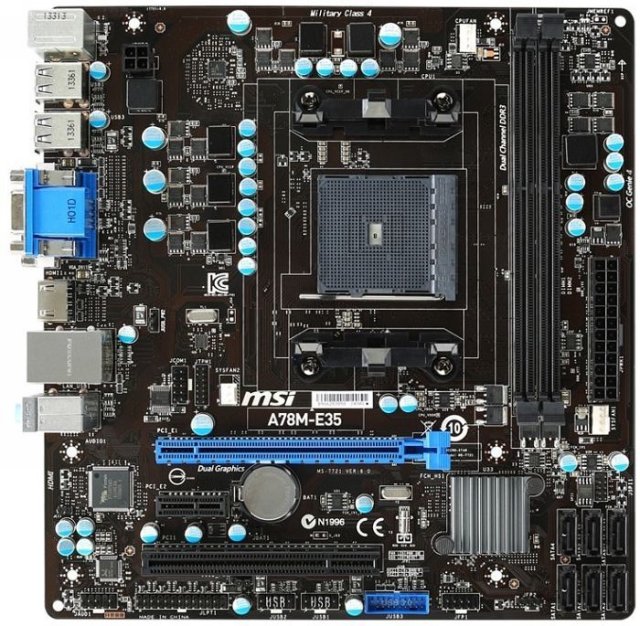 Matične ploče AMD: MSI A78M-E35
