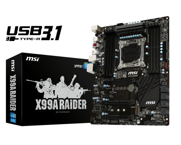 Matične ploče Intel LGA 2011: MSI X99A RAIDER