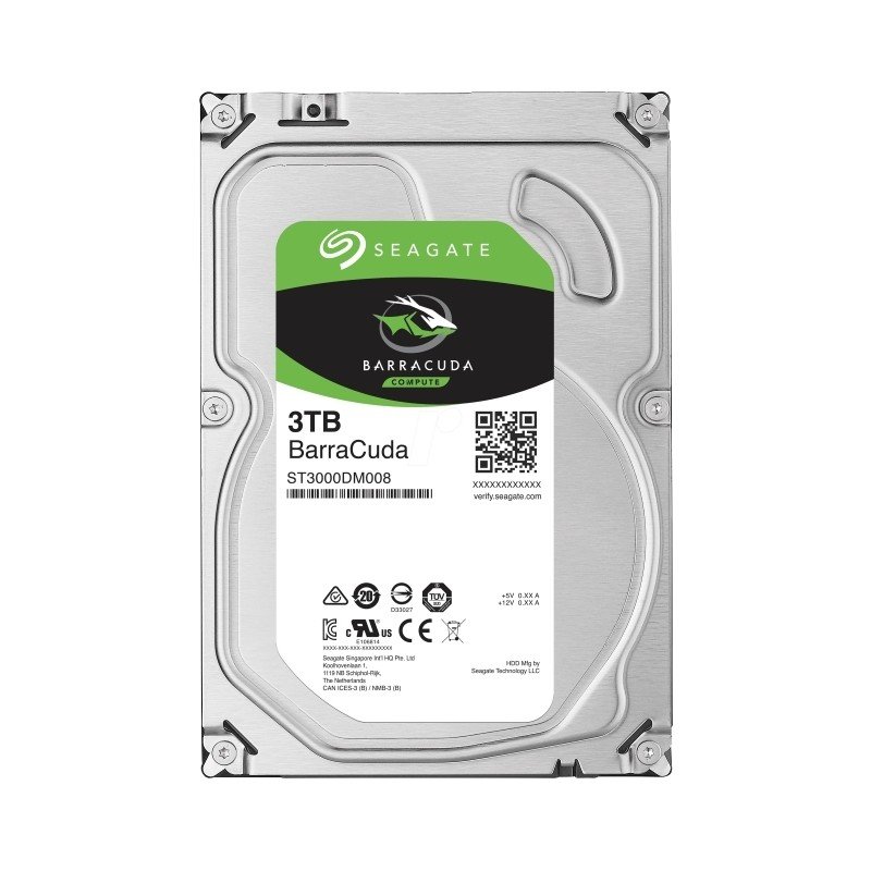 Hard diskovi SATA: Seagate 3TB ST3000DM008 Barracuda