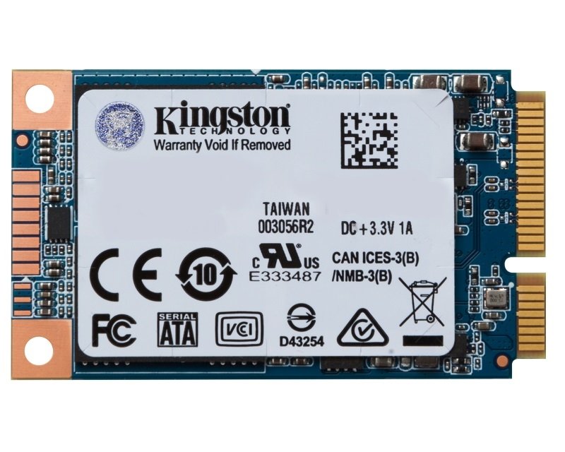 m-SATA SSD: Kingston 120GB SSD SUV500MS/120G SSDnow UV500
