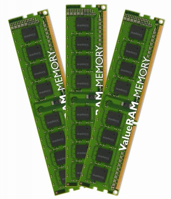 Memorije DDR 3: DDR3 6GB 1333MHz (3x2) Kingston KVR1333D3N9K3/6G