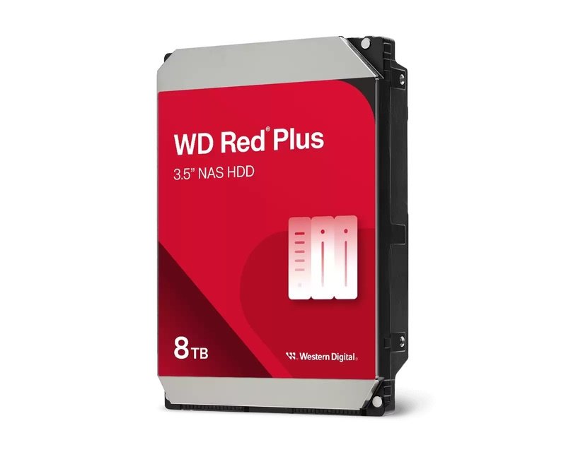 Hard diskovi SSHD: 8TB RED Plus NAS WD80EFPX