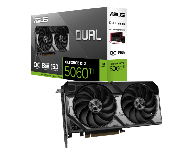Grafičke kart. PCIex: ASUS DUAL-RTX5060TI-O8G